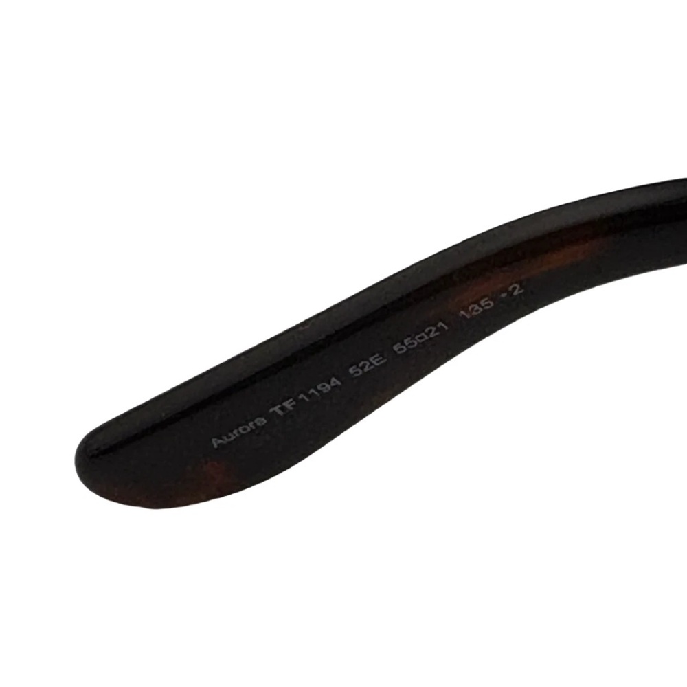 Tom Ford Aurora  Tortoiseshell Square Sunglasses with Amber Lenses - Picture 9 of 9
